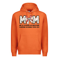Carrot mom she is clothed in gratitude counting blessings Premium Hoodie - JahusDesignShop