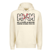 Sandshell mom she is clothed in gratitude counting blessings Premium Hoodie - JahusDesignShop