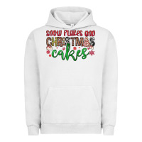 Pigment Lunar Rock Snowflakes and Christmas cakes Urban Hoodie - JahusDesignShop