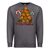 Charcoal Heather Merry Christmas Basketball Premium Sweatshirt - RanaPortraitStore