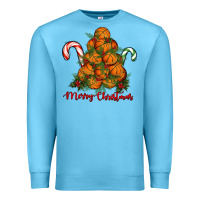 Ocean Blue Merry Christmas Basketball Premium Sweatshirt - RanaPortraitStore