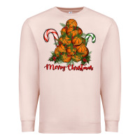 Pale Pink Merry Christmas Basketball Premium Sweatshirt - RanaPortraitStore