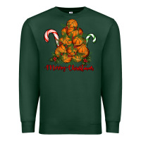 Sports Green Merry Christmas Basketball Premium Sweatshirt - RanaPortraitStore