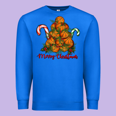Premium Sweatshirt Merry Christmas Basketball
