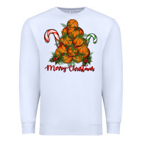 White Merry Christmas Basketball Premium Sweatshirt - RanaPortraitStore