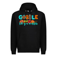 Black gobble till you wobble Premium Hoodie - AdoDesignShop