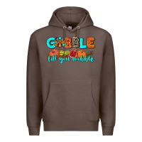 Coffee gobble till you wobble Premium Hoodie - AdoDesignShop