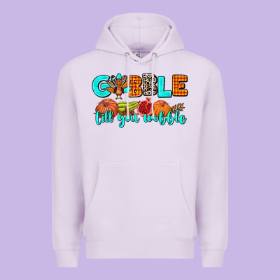Gobble Till You Wobble Premium Hoodie Designed By Adodesignshop