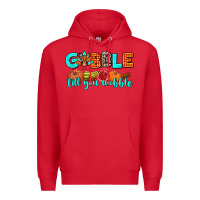 Red gobble till you wobble Premium Hoodie - AdoDesignShop