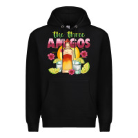 Black the three amigos Premium Hoodie - JahusDesignShop