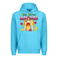 Ocean Blue the three amigos Premium Hoodie - JahusDesignShop