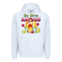 White the three amigos Premium Hoodie - JahusDesignShop