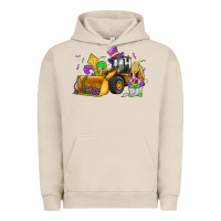 Pigment French Oak mardi gras gnome bulldozer Urban Hoodie - JahusDesignShop
