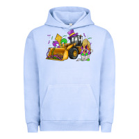 Mardi Gras Gnome Bulldozer Urban Hoodie | Teevron