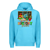 Ocean Blue history teacher Premium Hoodie - AdoDesignShop