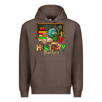 Coffee history teacher Premium Hoodie - AdoDesignShop