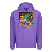 Purple history teacher Premium Hoodie - AdoDesignShop