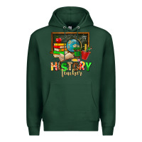 Sports Green history teacher Premium Hoodie - AdoDesignShop
