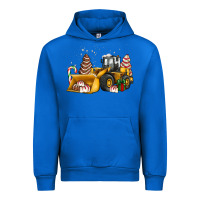 Cobalt little debbie tree cakes bulldozer Urban Hoodie - JahusDesignShop