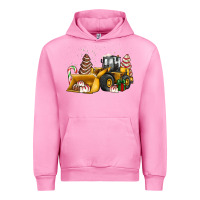 Fuchsia Pink little debbie tree cakes bulldozer Urban Hoodie - JahusDesignShop