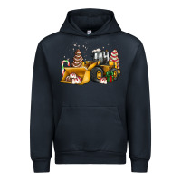 Navy little debbie tree cakes bulldozer Urban Hoodie - JahusDesignShop
