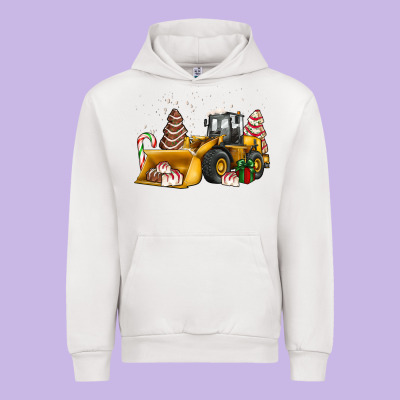 Little Debbie Tree Cakes Bulldozer Urban Hoodie Designed By Jahusdesignshop