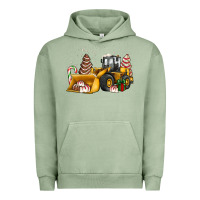 Pigment Oil Green little debbie tree cakes bulldozer Urban Hoodie - JahusDesignShop