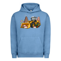 Pigment Pebble Blue little debbie tree cakes bulldozer Urban Hoodie - JahusDesignShop