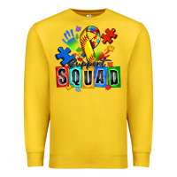 Lemon softball support squad autism Premium Sweatshirt - Zillion Design Studio