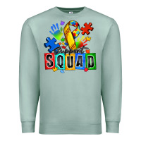 Seafoam softball support squad autism Premium Sweatshirt - Zillion Design Studio