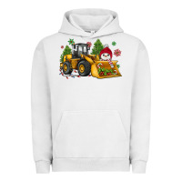 Pigment Lunar Rock christmas bulldozer snowman Urban Hoodie - JahusDesignShop