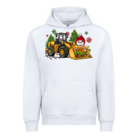 White christmas bulldozer snowman Urban Hoodie - JahusDesignShop