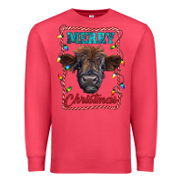 Cardinal Merry Christmas Calf Premium Sweatshirt - RanaPortraitStore