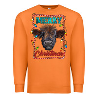 Carrot Merry Christmas Calf Premium Sweatshirt - RanaPortraitStore