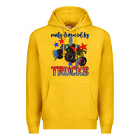 Lemon easily distracted by trucks Premium Hoodie - AdoDesignShop
