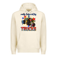 Tofu easily distracted by trucks Premium Hoodie - AdoDesignShop