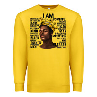 Lemon afro man black king i am Premium Sweatshirt - texasbilliewilder