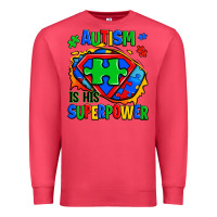 Cardinal autism is his superpower ripped Premium Sweatshirt - Zillion Design Studio