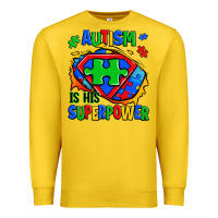 Lemon autism is his superpower ripped Premium Sweatshirt - Zillion Design Studio