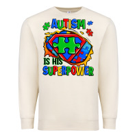 Sandshell autism is his superpower ripped Premium Sweatshirt - Zillion Design Studio
