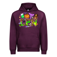 Mauve Wine lpn halloween nurse with Urban Hoodie - AdoDesignShop