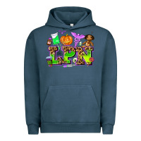 Pigment Midnight Navy lpn halloween nurse with Urban Hoodie - AdoDesignShop