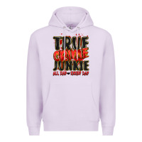 Lilac true crime junkie all day every day Premium Hoodie - JahusDesignShop