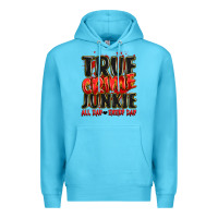 Ocean Blue true crime junkie all day every day Premium Hoodie - JahusDesignShop
