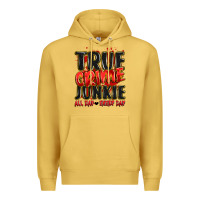 Antique Gold true crime junkie all day every day Premium Hoodie - JahusDesignShop