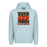 Blue Mist true crime junkie all day every day Premium Hoodie - JahusDesignShop