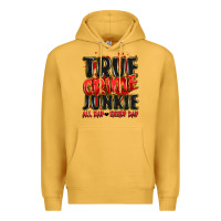 Mustard true crime junkie all day every day Premium Hoodie - JahusDesignShop