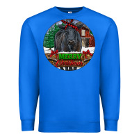 True Royal Black Angus Cattle Merry Christmas Premium Sweatshirt - RanaPortraitStore