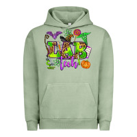 Pigment Oil Green lab tech halloween Urban Hoodie - AdoDesignShop