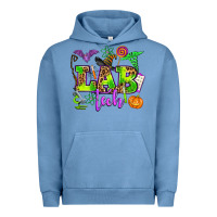 Pigment Pebble Blue lab tech halloween Urban Hoodie - AdoDesignShop